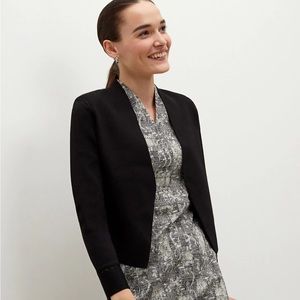 M.M. Lafleur Sant Ambroeus Jardigan (Cropped Black Jacket)